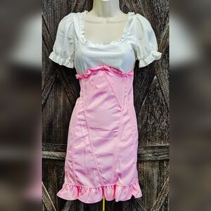 NWT SUGAR THRILLZ INNOCENT SPLENDOR UNDERBUST DRESS XL